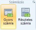 Számlázás funkciók Számlázás funkciók