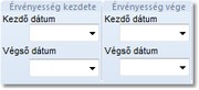 Szerződés érvényesség szűrés. Szerződés érvényesség szűrés.