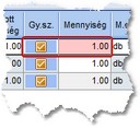 Gyáriszám kiválasztás Gyáriszám kiválasztás
